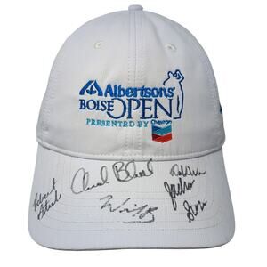 Albertsons Boise Open Presented by Chevron Baseball Cap White OS Autographed